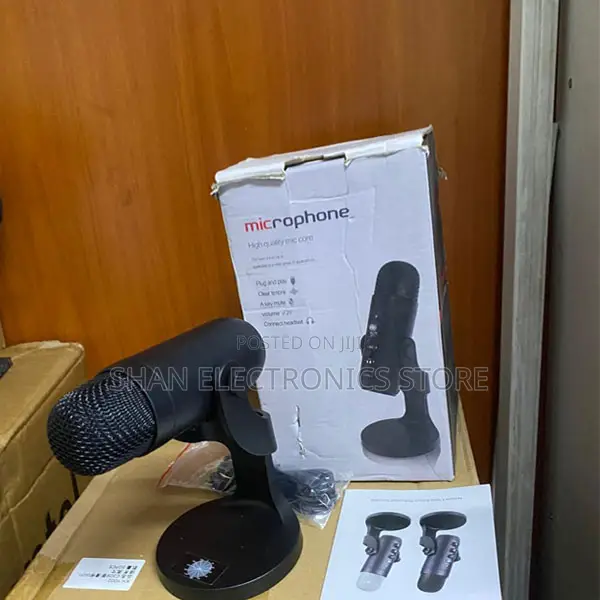 Professional Table Microphone With Voice Adjustable for Recording
