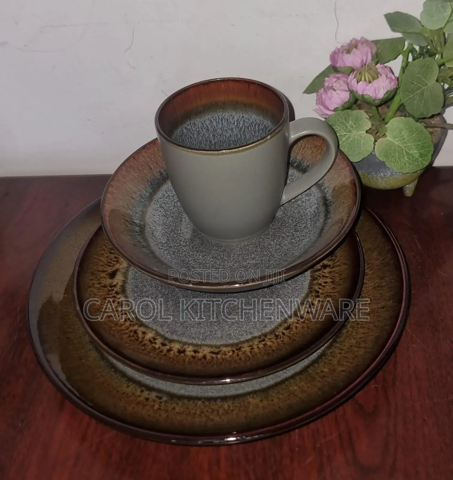 24 PC Ceramic Dinner Set