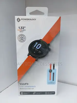 The Powerology VeloFit 1.32" Smartwatch.