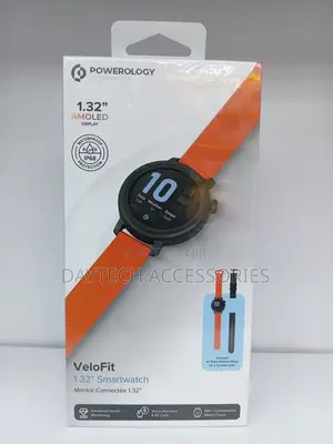 The Powerology VeloFit 1.32" Smartwatch.
