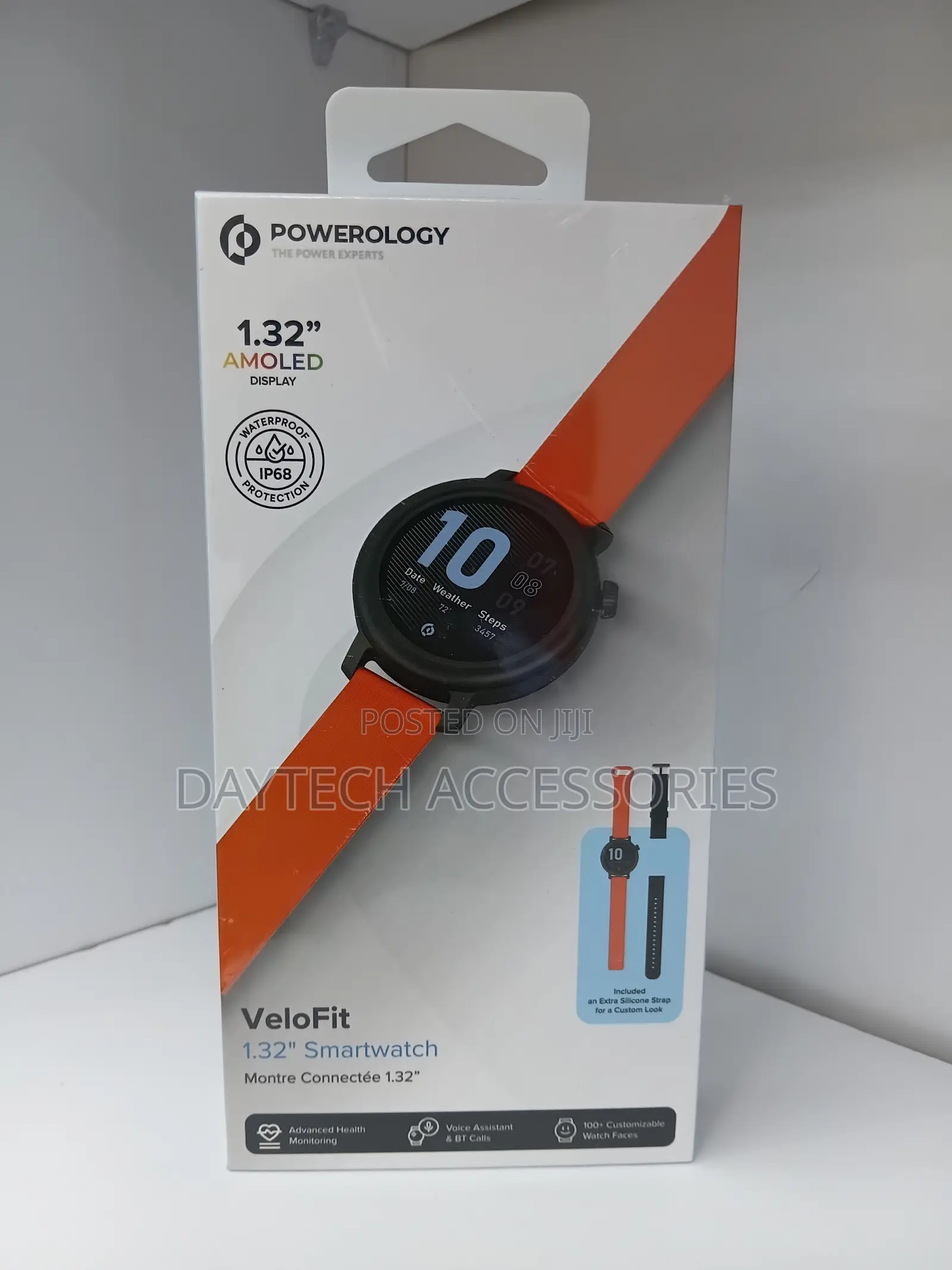 The Powerology VeloFit 1.32" Smartwatch.