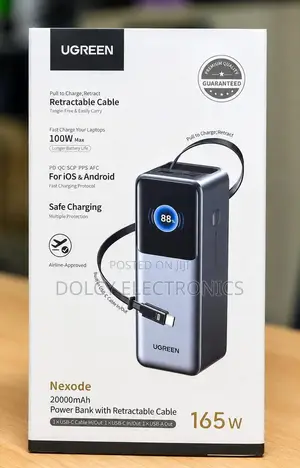 Ugreen Nexode 20000mah 165w Powerbank
