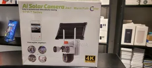 Smart AI 4K Solar CCTV Camera – Remote Viewing