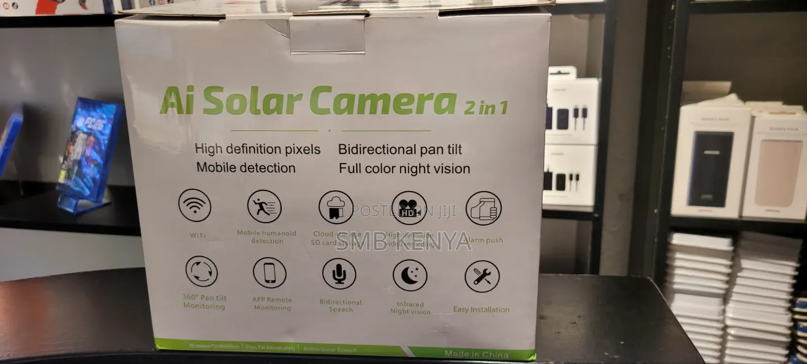 Smart AI 4K Solar CCTV Camera – Remote Viewing