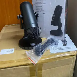 Premium-Quality Tabletop Mic Cardioid-Style for Voice Recording