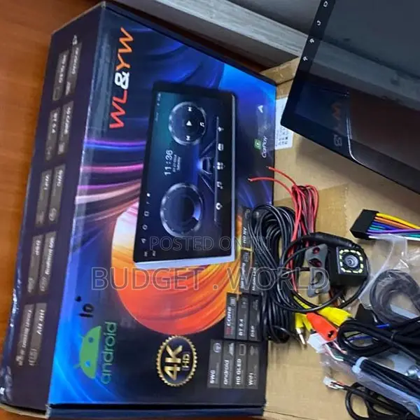 9-Inch Android CarMultimedia System 4GB RAM, 64GB ROM & Reverse Camera