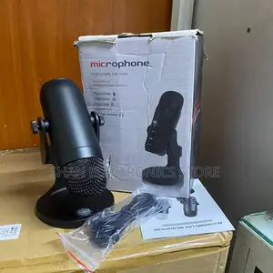 Cardioid-Style Podcast Table Mic With Voice Cancellation