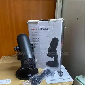 Clear and Focused Sound Cardioid-Style Table Microphone