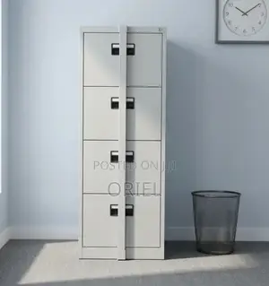 Office Cabinet : 4-Drawer Document Cabinet With Bar