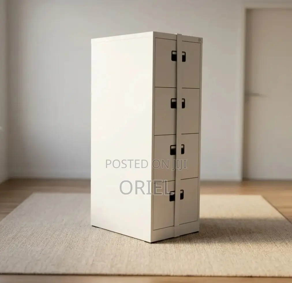 Office Cabinet : 4-Drawer Document Cabinet With Bar