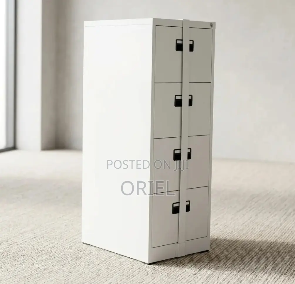Office Cabinet : 4-Drawer Document Cabinet With Bar