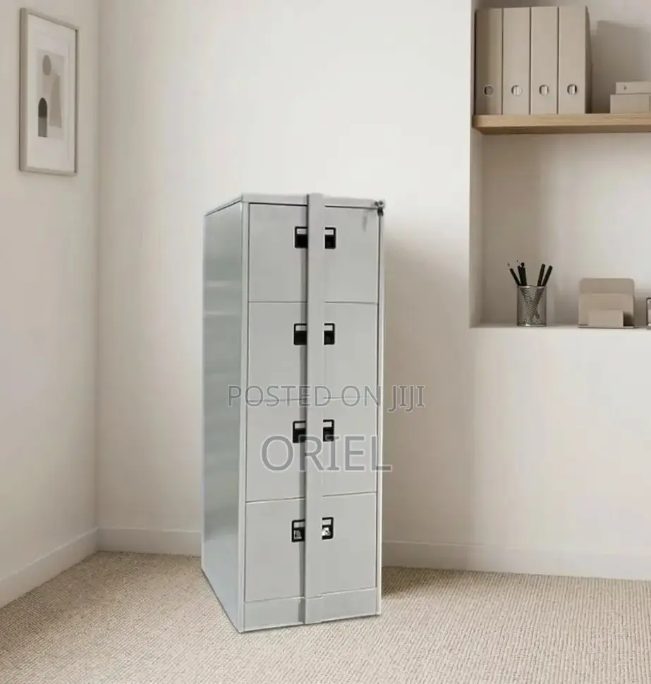 Office Cabinet : 4-Drawer Document Cabinet With Bar