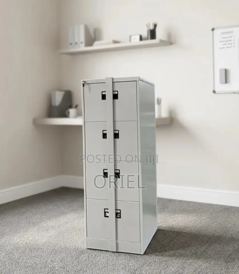 Office Cabinet : 4-Drawer Document Cabinet With Bar