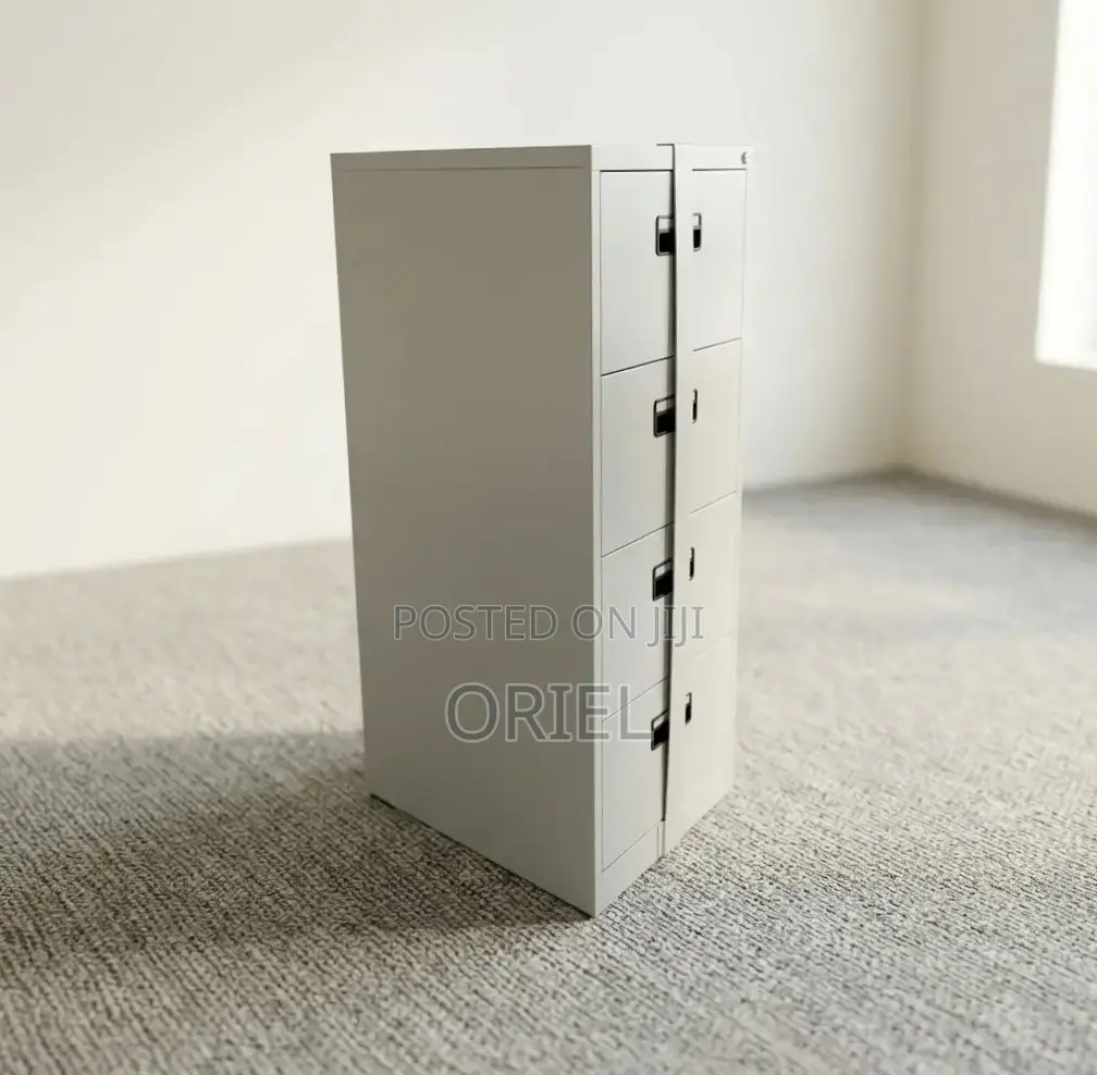 Office Cabinet : 4-Drawer Document Cabinet With Bar