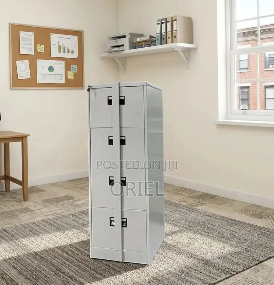 Office Cabinet : 4-Drawer Document Cabinet With Bar