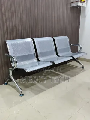 3-Way Link Chair, Unpadded Waiting Bench