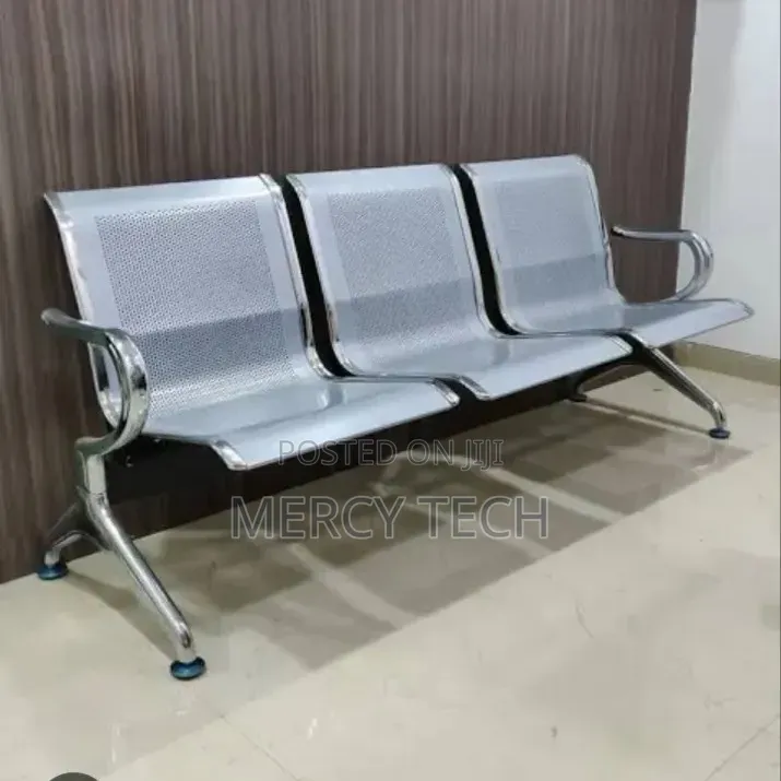 3-Way Link Chair, Unpadded Waiting Bench