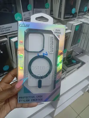 iPhone 14 Pro Max Magnetic Phone Case a Back With a Built-in MagSafe