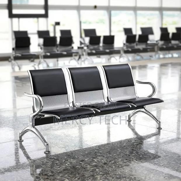 3-Way Link Chair, Padded Waiting Bench