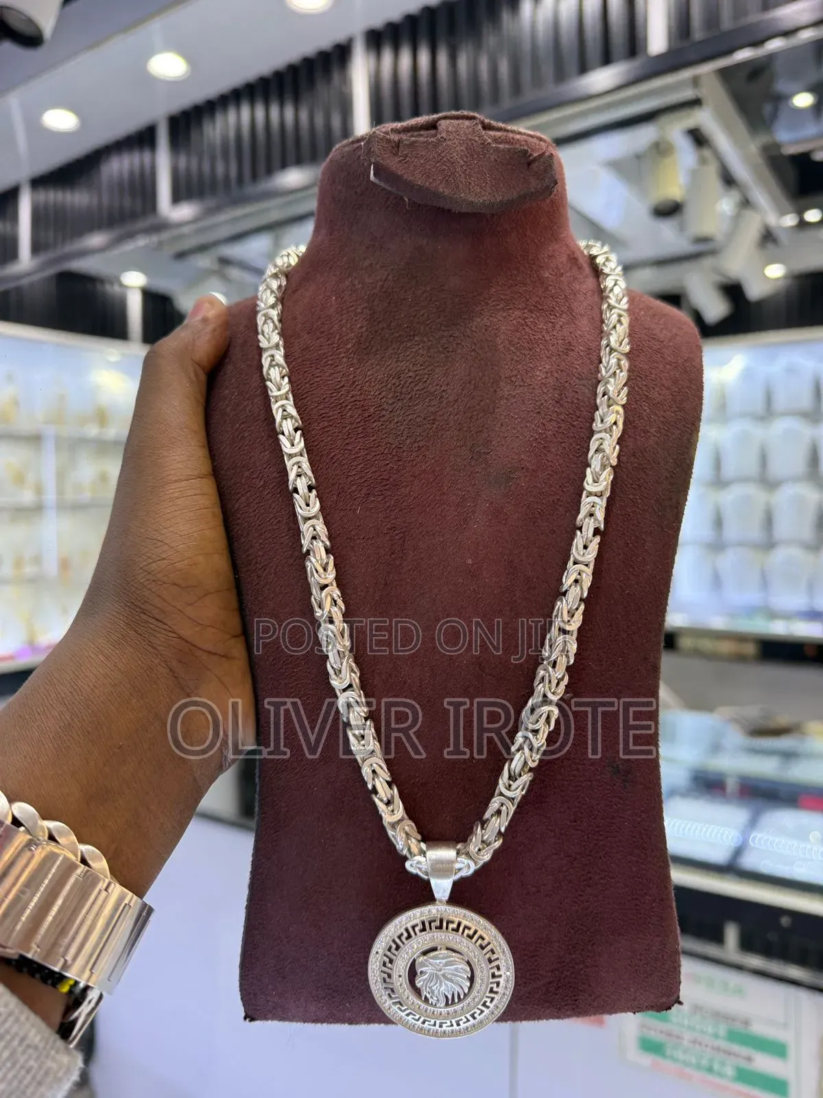Silver Jewelleries, Necklace Chains and Earrings