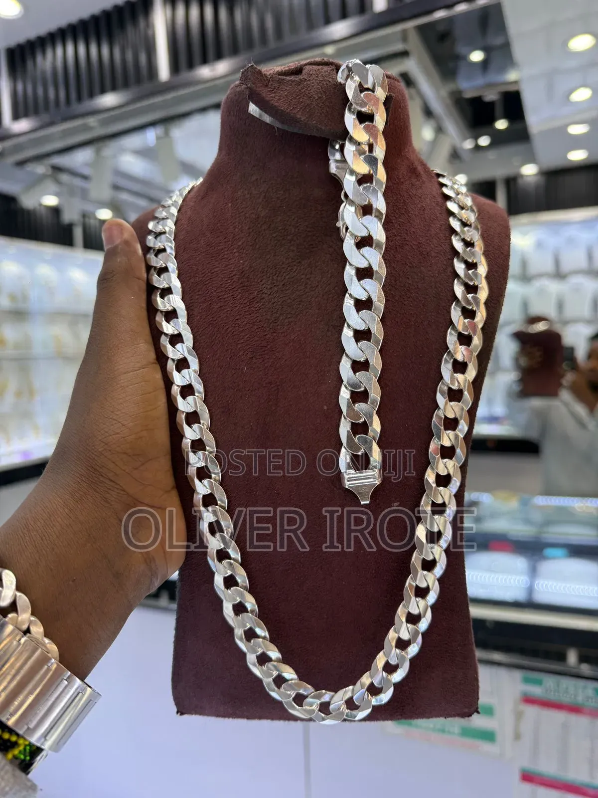 Silver Jewelleries, Necklace Chains and Earrings