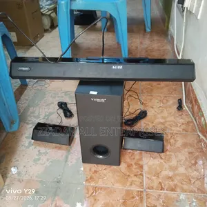 Black Wall Mountable Vitron 5.1ch Soundbar
