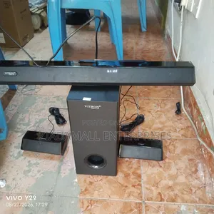 Black Wall Mountable Vitron 5.1ch Soundbar