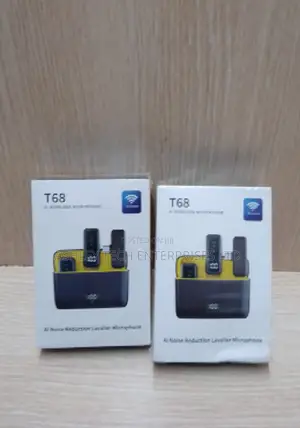 T68 Wireless Clip-on Microphone for Phone