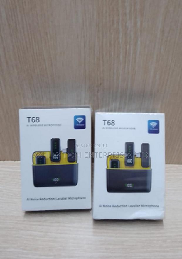T68 Wireless Clip-on Microphone for Phone
