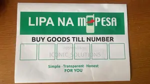 A4 Paybill Buy Goods Payment Stickers