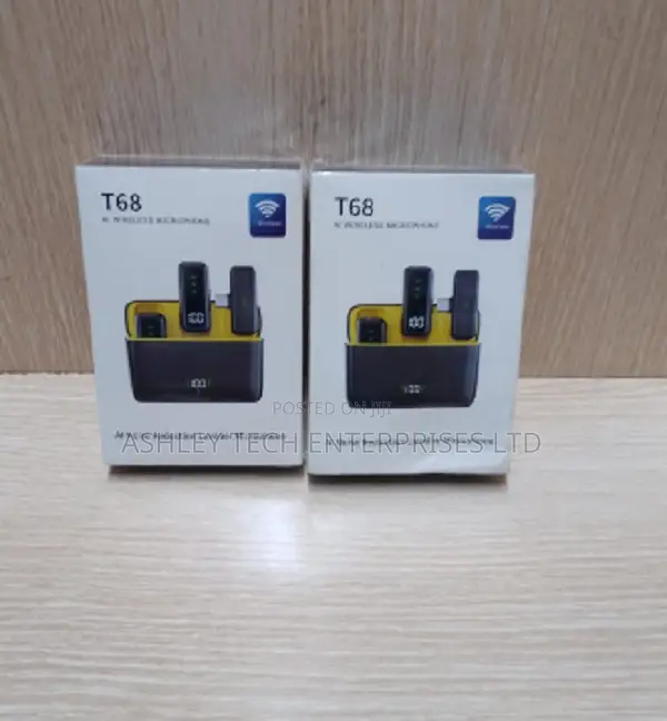 T68 Wireless Lavalier Mic for Video & Content Creation