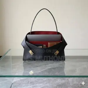 Ferragamo Inspired Hug Leather East/West Shoulder Bag