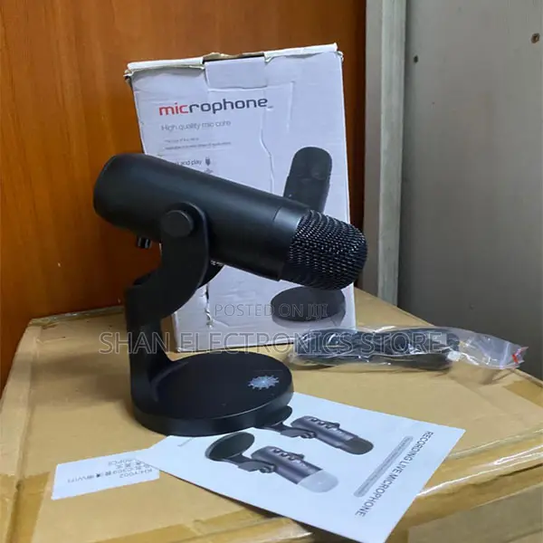 Stable Desktop Design Premium Podcasting Microphone