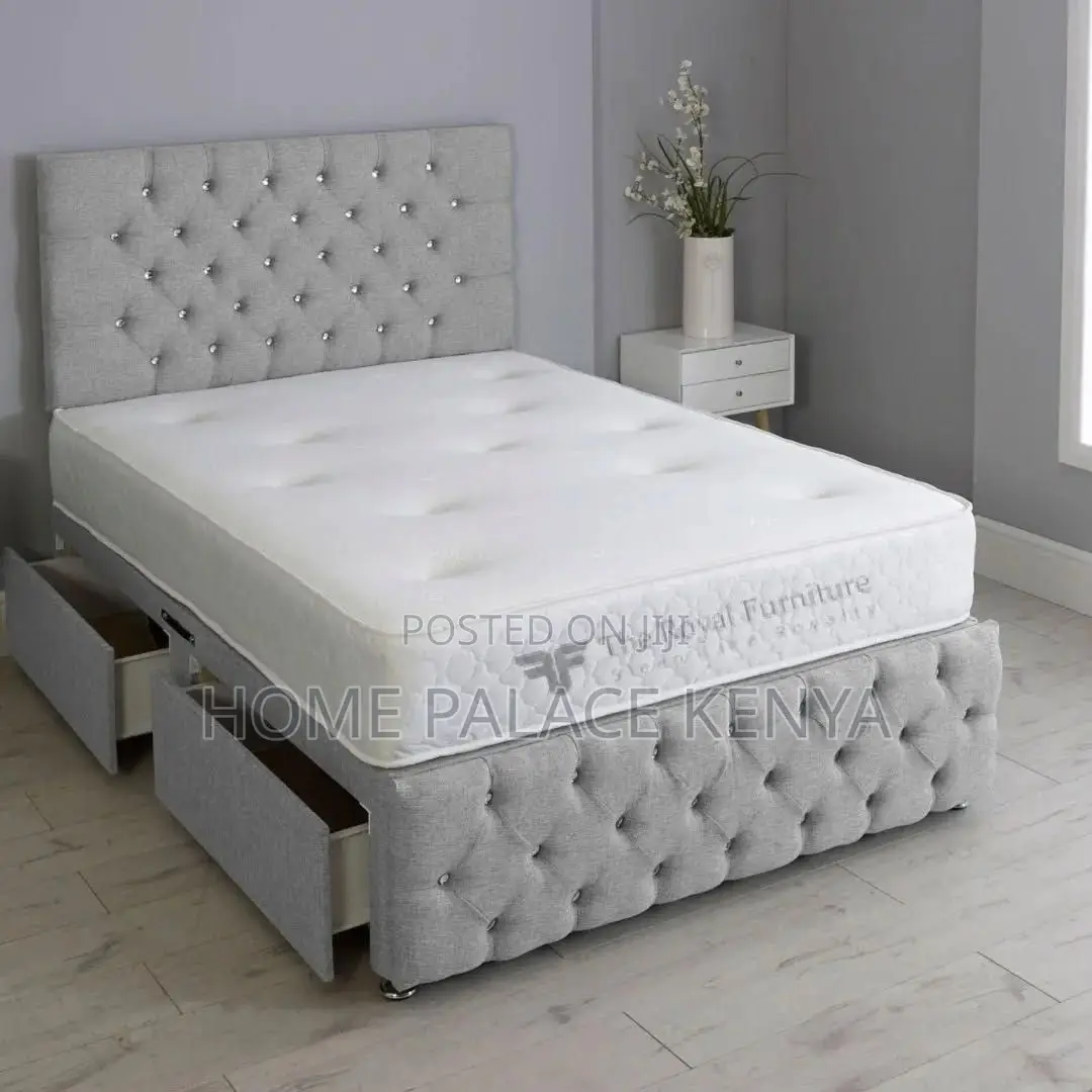 Chester Bed; Luxury Upholstered Chesterfield Bed for Master Bedroom