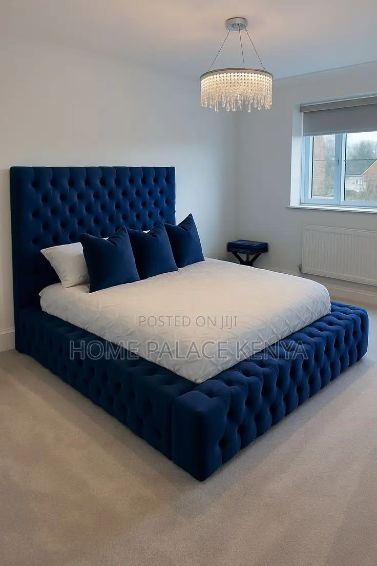 Chester Bed; Luxury Upholstered Chesterfield Bed for Master Bedroom