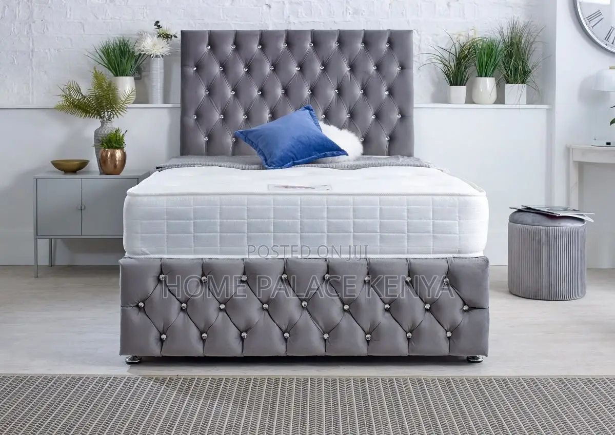 Chester Bed; Luxury Upholstered Chesterfield Bed for Master Bedroom