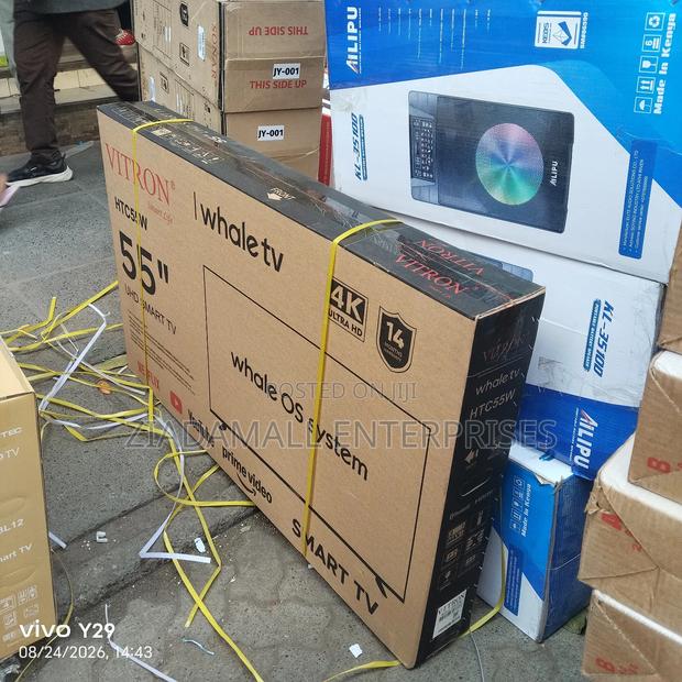 On Offer Vitron 55inches Smart Android TV With Enabled Wifi and BT