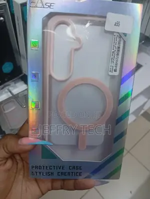Light Pink MagSafe Semi Phone Case for the Samsung Galaxy A55 5G