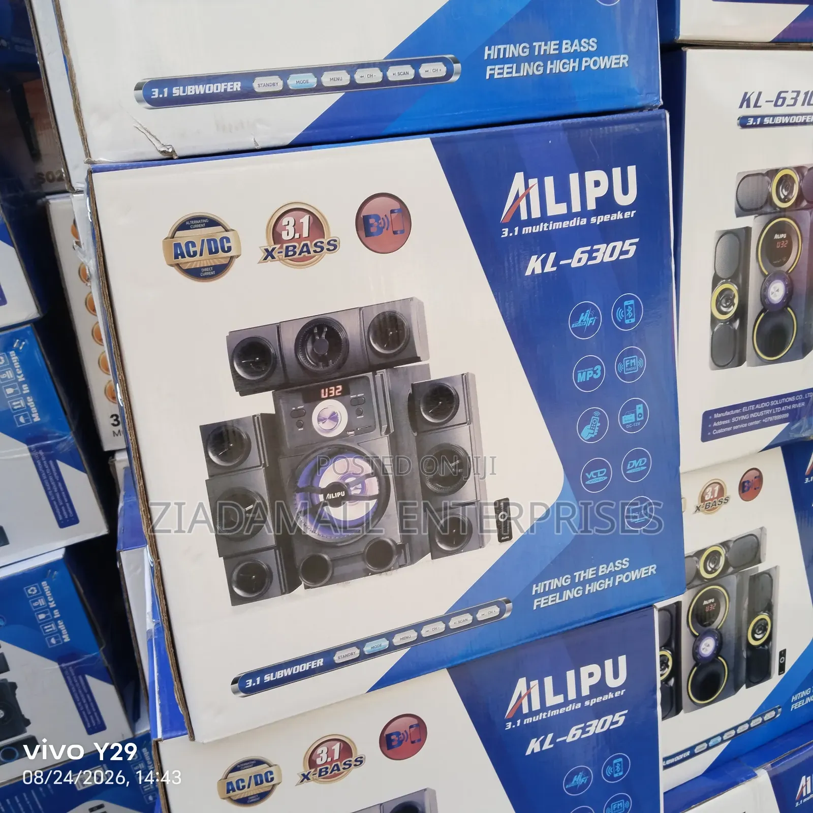 Pay on Delivery 3.1ch 3speaker Woofer With Best Bass