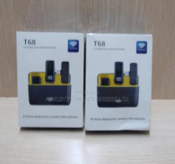 T68 Dual Wireless Microphone – Clear Sound