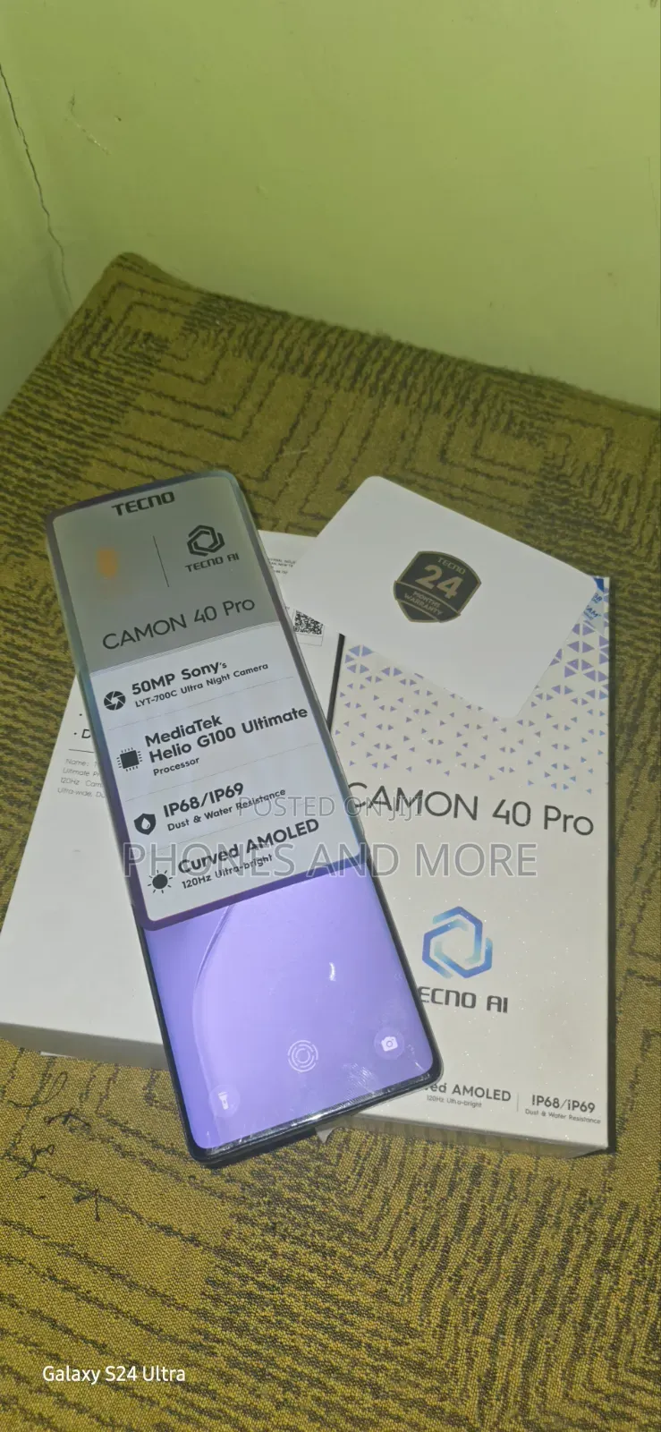 Tecno Camon 40 Pro 5G 256 GB Gray