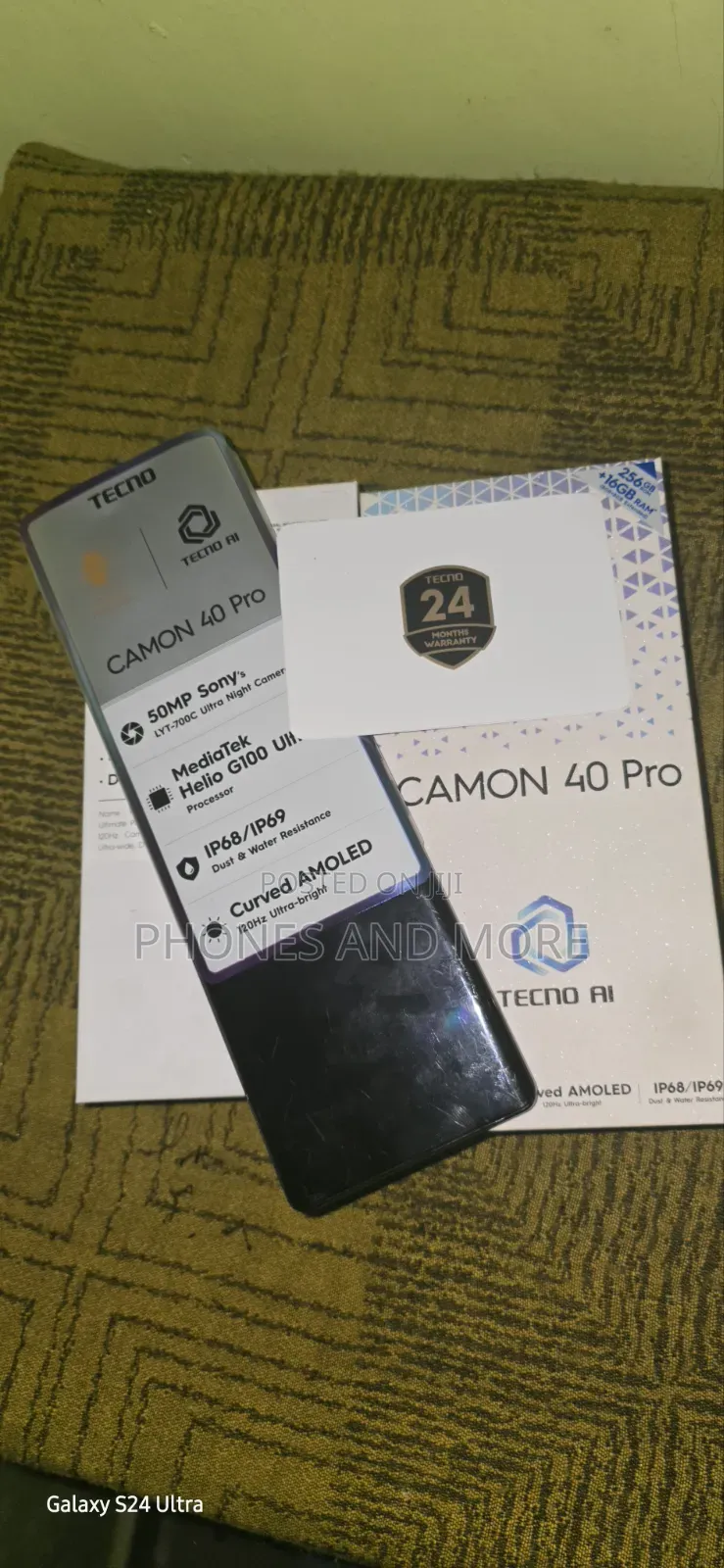 Tecno Camon 40 Pro 5G 256 GB Gray