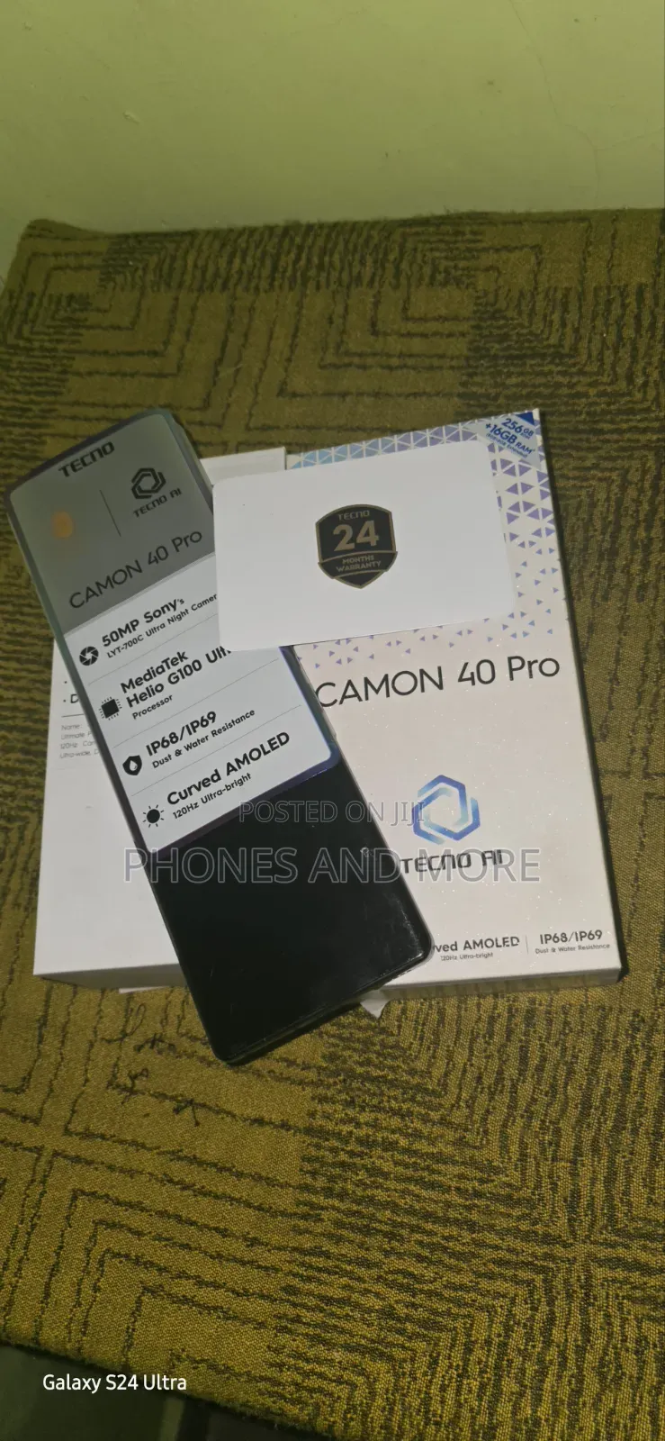 Tecno Camon 40 Pro 5G 256 GB Gray