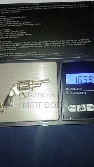 Pure Silver Pendant Revolver