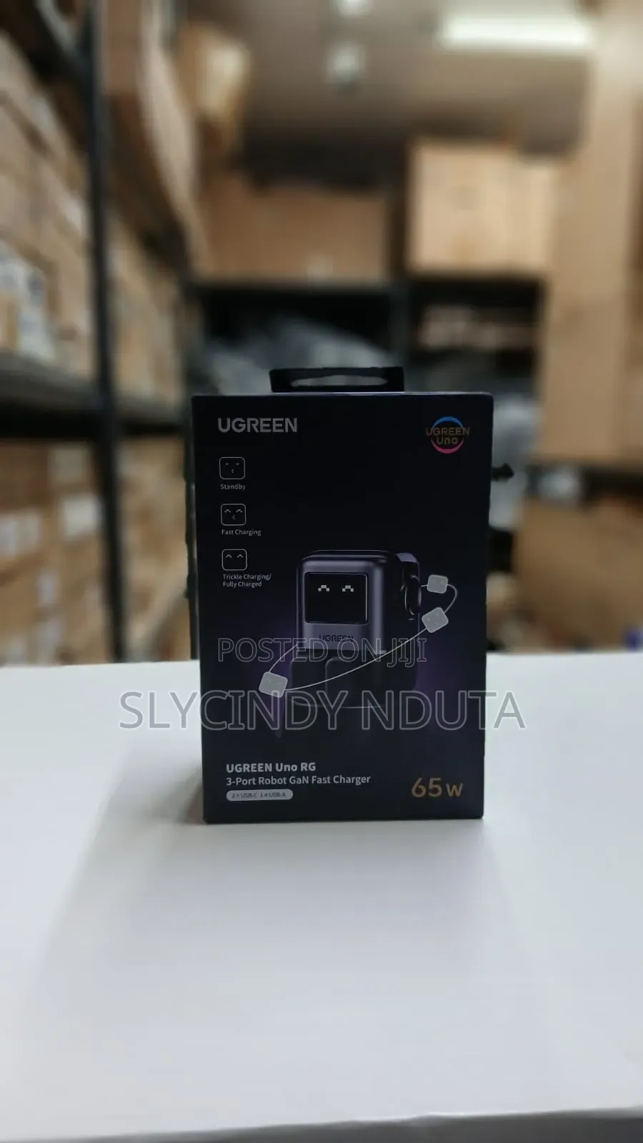 Ugreen Uno Rg 3-Port Rebot Gan Fast Charger
