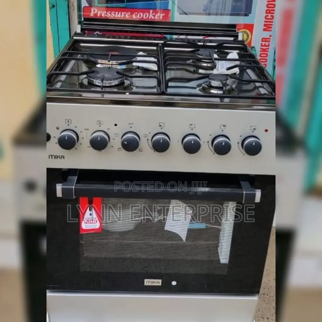 MIKA 60×60 3G+1E, Button Ignition, 4 Function With Electric Oven...