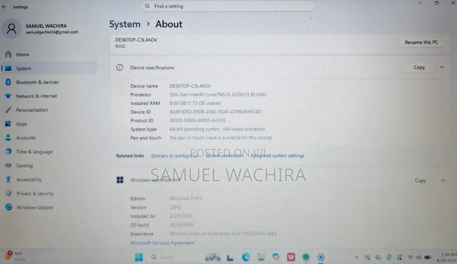 Laptop Lenovo IdeaPad 1 8GB Intel Core i5 SSD 256GB