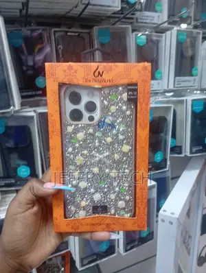 Floral Phone Case From Packaged in an Orange an iPhone 13 Pro Max