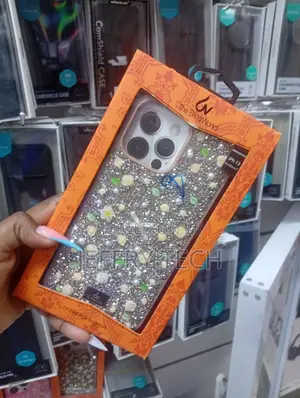 Floral Phone Case From Packaged in an Orange an iPhone 13 Pro Max
