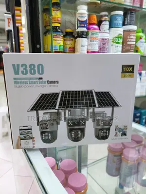 Goodbye to Blind Spots With the V380 Triple-Lens Solar CCTV Camera